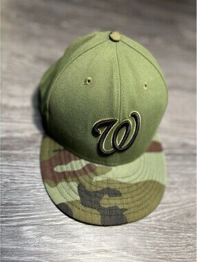 Washington Nationals Memorial Day Camo New Era 59Fifty 7 1/4